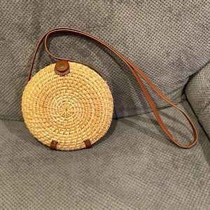 J.Crew Rattan Bag